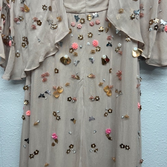 ASOS Women's Fairycore Boho Whimsical Play Festival Ethereal Womens Maxi Dress 2 - Picture 12 of 16